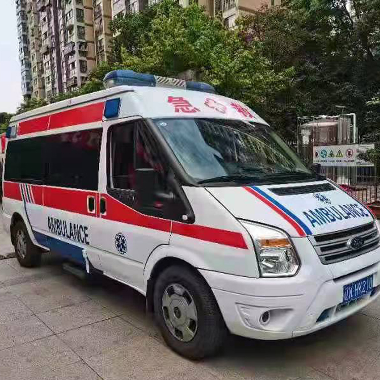 柯城长途救护车护送病人返乡